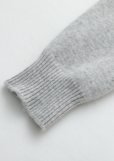 PURE EXTRA-FINE MERINO WOOL LUZZO SET - LJUSGRÅ