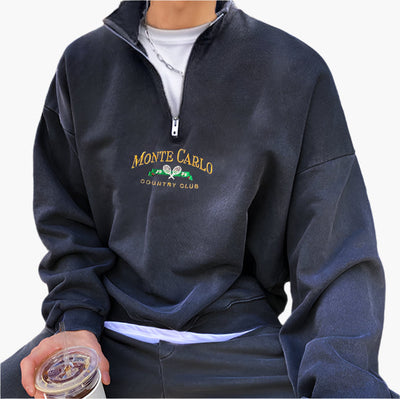 MONTE CARLO Vintage Halv-Zip