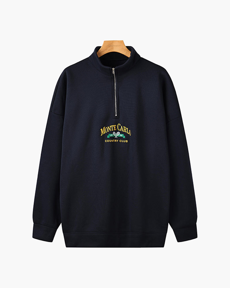 MONTE CARLO Vintage Halv-Zip